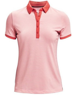 under armour polo pink