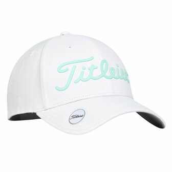 Titleist Players Performance Ball Marker Dames Cap Wit Mint