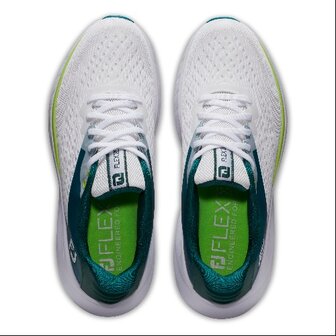 Footjoy Flex XP White Blue Lime