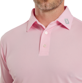 Footjoy Stretch Pique Heren Polo Shirt Roze