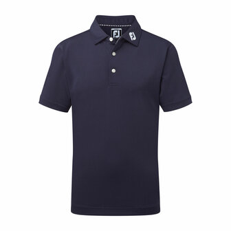 Footjoy Stretch Pique Solid Polo Junior Navy