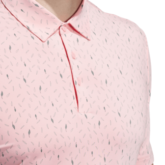 Adidas ULT365 All Over Print Heren Golfpolo Roze 