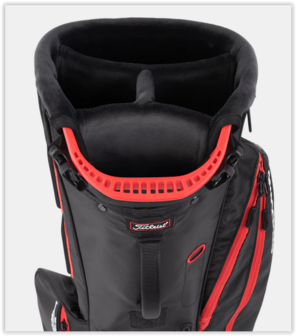 Titleist Players 4 Carbon-S Standbag Black Red