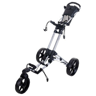 Fastfold 360 Flex  Golftrolley Shiny Silver Black