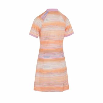 Callaway Dames Golf Jurk Stripe Print Papaya