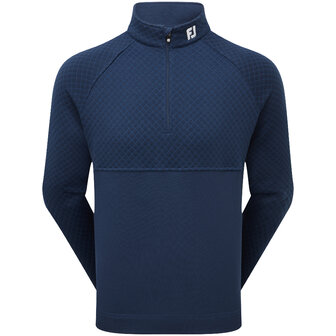 Footjoy Jacquard Thermal Cout Heren Midlayer Navy