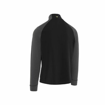 Callaway Aquapel Mixed Media 1/4 Zip Pullover Caviar