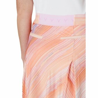 Callaway Striped Print Pleated 17&Prime; Golf Skort