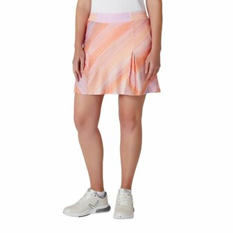 Callaway Striped Print Pleated 17&Prime; Golf Skort