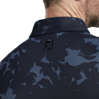 Footjoy Pique Camo Floral Print Navy