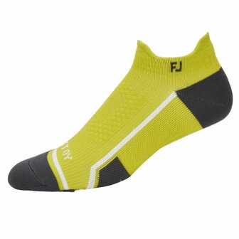 Footjoy Heren Golfsokken Tech D.R.Y. Roll Tab Lime 39-46