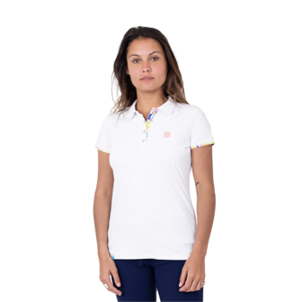 Chiberta Lago Dames Golfpolo Wit