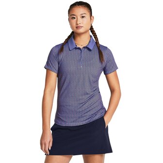 Dames Golfpolo Under Armour Playoff Ace Polo-Celeste Navy