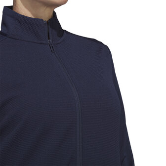 Adidas Full Zip Dames Golfvest Navy