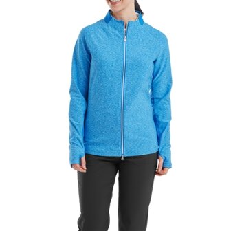 Footjoy Full Zipp Midlayer Dames Blauw