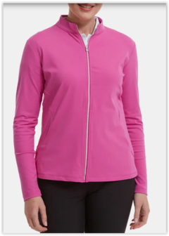 Footjoy Full Zipp Midlayer Womens Hot Pink