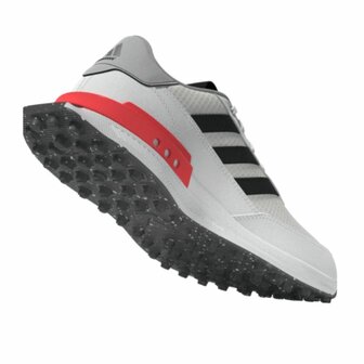 Adidas S2G SL 24 Kindergolfschoenen Wit Zwart Rood