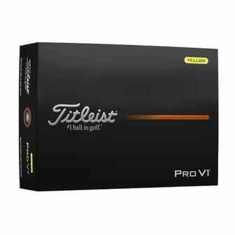 Titleist ProV1 Golfballen Geel 2025