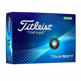 Titleist Tour Soft Golfballen Groen 2024