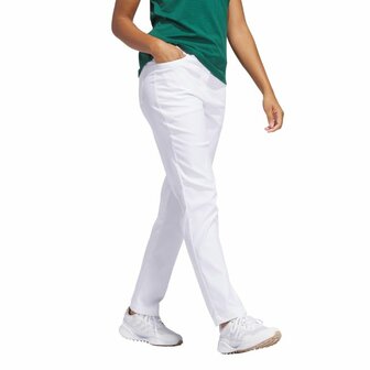 Adidas W Ultimate 5 Pocket Dames Golfbroek Wit