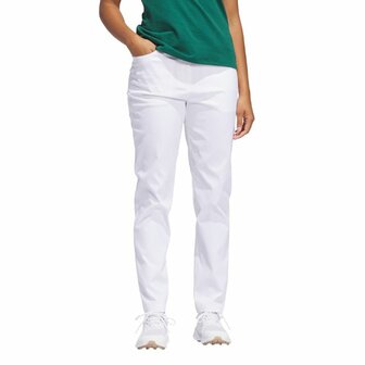 Adidas W Ultimate 5 Pocket Dames Golfbroek Wit