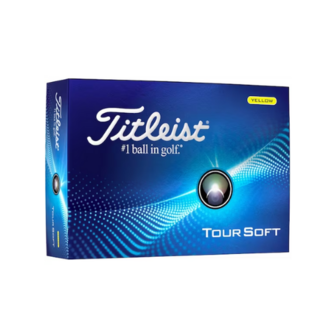 Titleist Tour Soft Golfballen Geel 2024