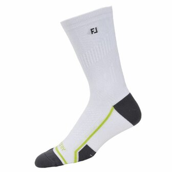 Footjoy Heren Golfsokken Tech D.R.Y. Crew Wit