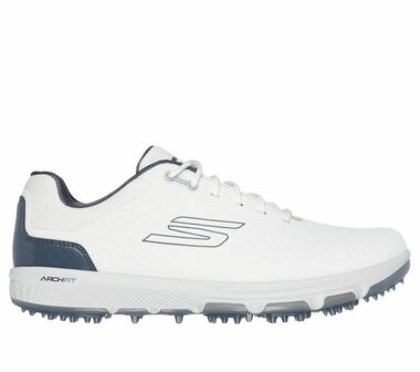 Skechers Go Golf Pro 6 SL Wit Charcoal Heren Golfschoenen