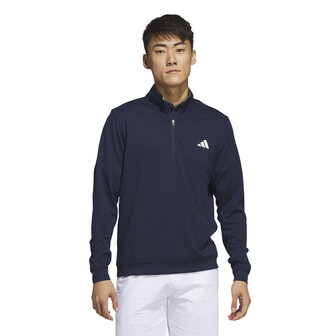 Golfsweater Adidas ELVTD 1/4 Rits Navy