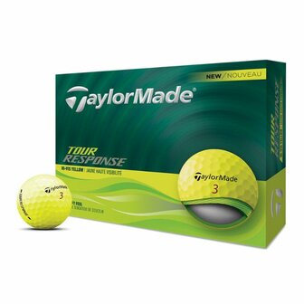 Taylormade Tour Response Golfballen Geel 2025