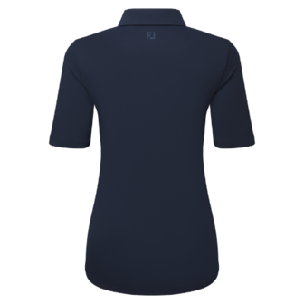 FootJoy Half-Sleeve Solid Pique Dames Navy