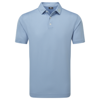 Footjoy Stretch Pique Heren Polo Shirt Blue jay