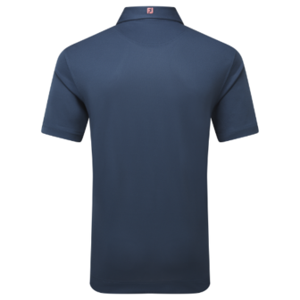 Footjoy Stretch Pique Heren Polo Shirt Dark Denim