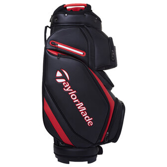 Taylormade TM23 Deluxe Cartbag Zwart Rood