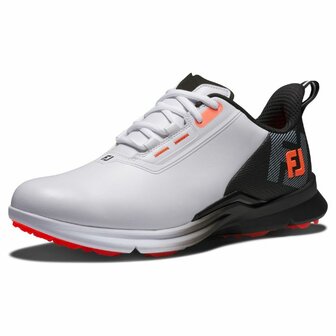 Footjoy Heren Golfschoenen Fuel Zwart Wit Oranje