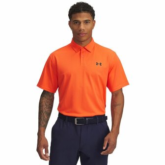 Under Armour T2G Printed-Polo Oranje