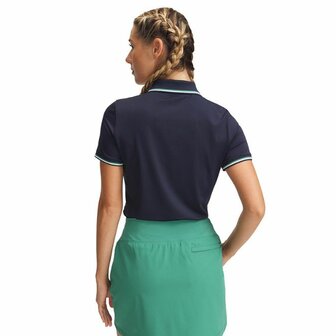 Under Armour Drive Dames Rib Polo Midnight Navy