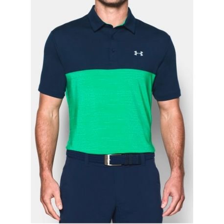 under armour green polo