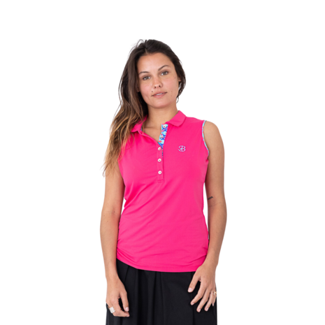 Mouwloze discount polo dames