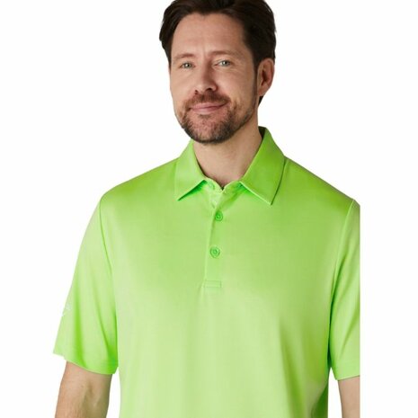 Callaway Heren Golfpolo Cooling Green Ash