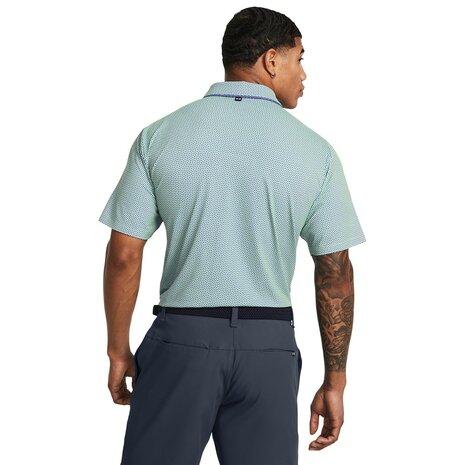 Heren Golfpolo Under Armour Iso-Chill Verge Croscutt Matrix Green Starlight