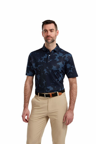 Footjoy Pique Camo Floral Print Navy