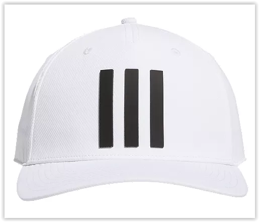 Golf Cap Adidas 3 Stripes Wit