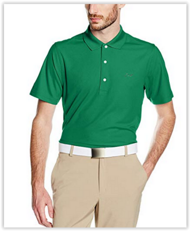 Greg Norman Performance Micro Pique Golf Polo Groen