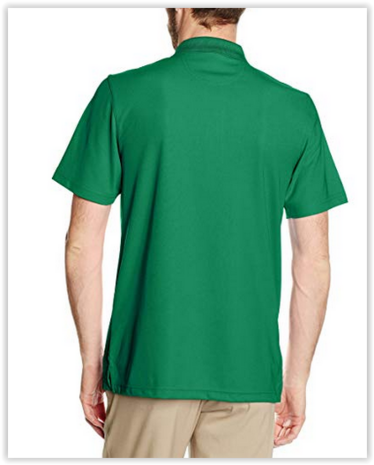 Greg Norman Performance Micro Pique Golf Polo Groen