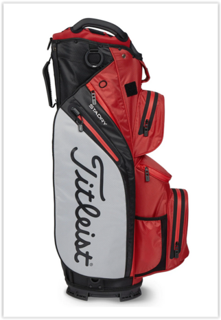 Cartbag Titleist Cart 14 StaDry Red Grey Black | 2023