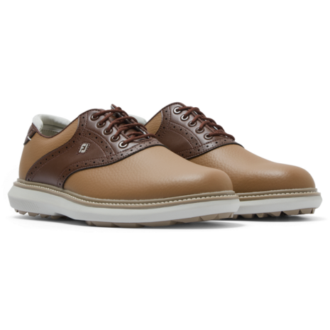 Golfschoenen Footjoy Traditions Beige Bruin