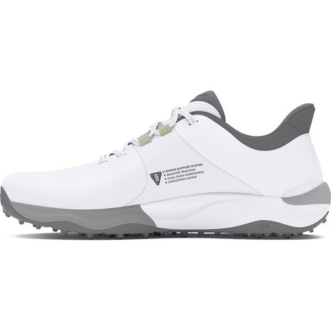 Golfschoenen Heren Under Armour Drive Pro SL Wide Wit