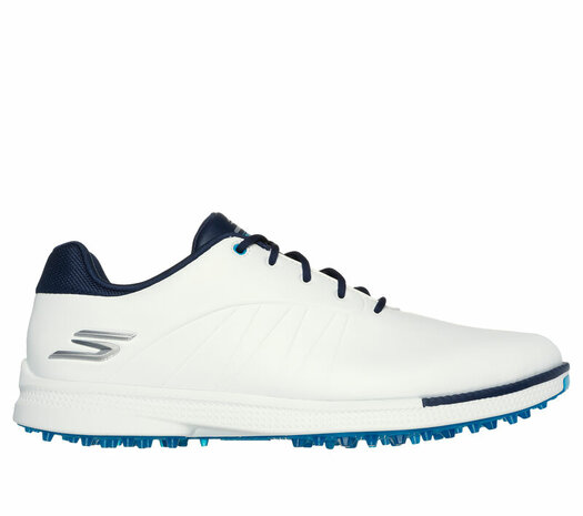 Skechers Go Golf Tempo GF Heren Golfschoenen Wit Blauw