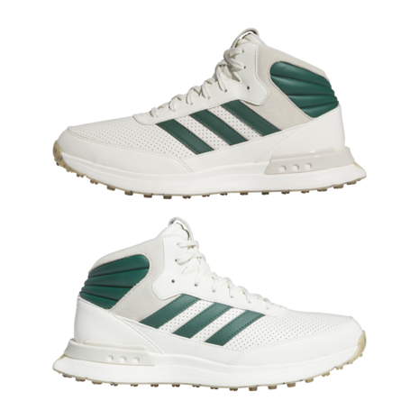 Adidas S2G Sl Mid Unisex Golf Shoe Off White Green